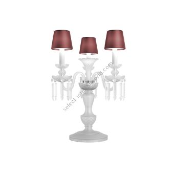 Preciosa / Exquisite Table Lamp, Three Colored Lampshades / Contemporary Colour Rudolf M