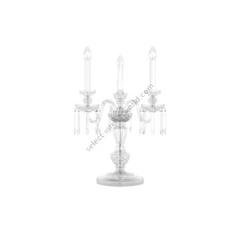 Preciosa / Exquisite Table Lamp Three Candles / Historic Design Rudolf M