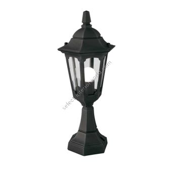Elstead Lighting / Outdoor Pedestal Lights / Parish Mini 1 Lantern Black