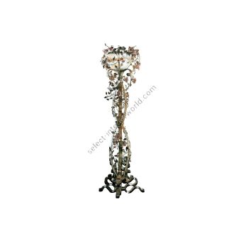 Mechini / Floor Lamps / Wrought Iron with Murano Glass PT750/1