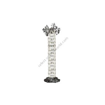 Mechini / Floor Lamps / Wrought Iron with Clear Bohemian Crystal PT803/3