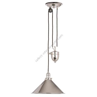 Elstead Lighting / Pendant Lights / Provence Rise and Fall Polished Nickel