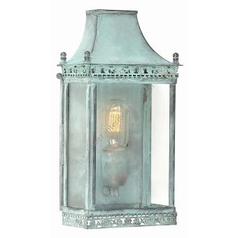 Elstead Lighting / Outdoor Wall Lights / Regents Park 1 Lantern Verdigris