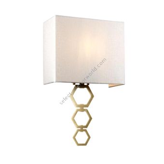 Elstead Lighting / Wall Lights / Ria Medium Aged Brass