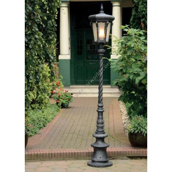 Historical Outdoor Lamp Posts, Wrought Iron AL 6783, 6784