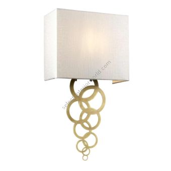 Elstead Lighting / Wall Lights / Rosa Medium Aged Brass