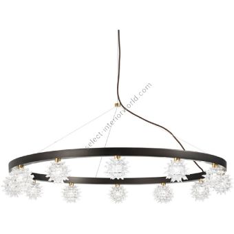 Arte Veneziana / Pendants & Suspension Lights / Sforza Contemporary LCC-GLF-208-LC170-12
