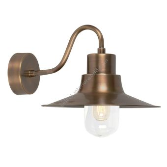 Elstead Lighting / Outdoor Wall Lights / Sheldon Lantern Aged Brass