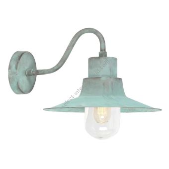 Elstead Lighting / Outdoor Wall Lights / Sheldon Lantern Verdigris