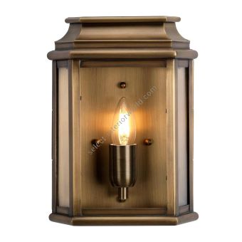 Elstead Lighting / Outdoor Wall Lights / St Martins 1 Lantern Aged Brass