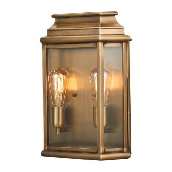 Elstead Lighting / Outdoor Wall Lights / St Martins 2 Large Lantern Aged Brass