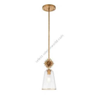 Elstead Lighting / Pendant Lights / Staring Distressed Gold