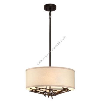 Elstead Lighting / Pendant Lights / Taiko 3 Old Bronze