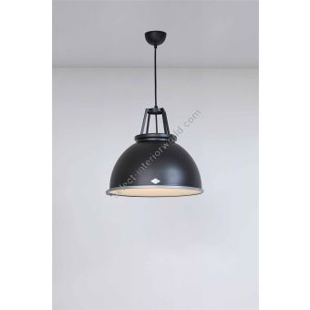 Original BTC / Pendants & Suspension Lights / Titan Size 3 Black Edition with Etched Glass