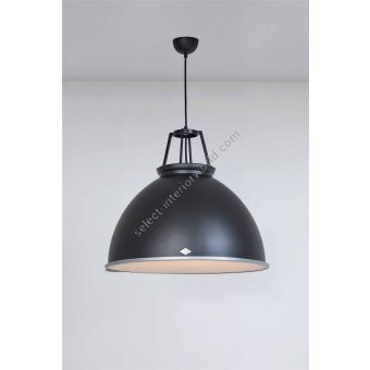 Original BTC / Pendants & Suspension Lights / Titan Size 5 Black Edition with Etched Glass