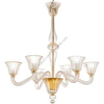 Arte Veneziana / Chandeliers / Tulipe Art Déco LDC-AVA-006-LD80