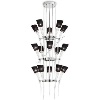 Arte Veneziana / Chandeliers / Tusk Contemporary LCC-GLF-011-LC160
