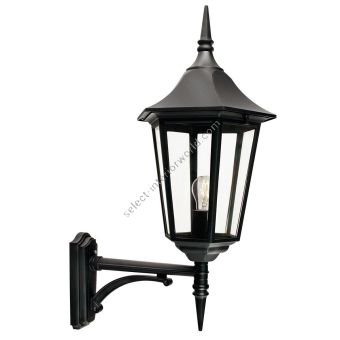 Elstead Lighting / Outdoor Wall Lights / Valencia Grande Up Lantern Black