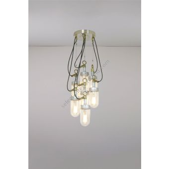 Original BTC / Pendants & Suspension Lights / Well Glass Grouping of 7679