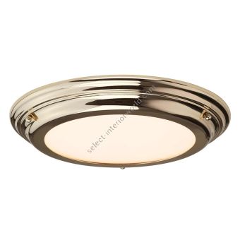 Elstead Lighting / Ceiling Lights / Welland Flush Polished Brass