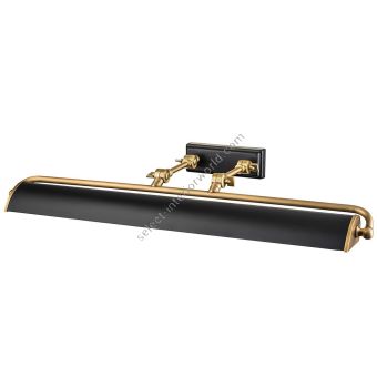 Elstead Lighting / Picture Lights / Winchfield 4lt Large Aged Brass & Matte Black