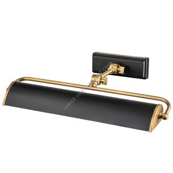 Elstead Lighting / Picture Lights / Winchfield 2lt Medium Aged Brass & Matte Black
