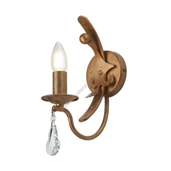 Elstead Lighting / Wall Lights / Windsor Gold Patina
