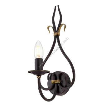 Elstead Lighting / Wall Lights / Windermere Rust & Gold
