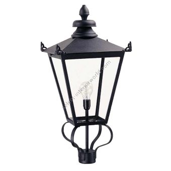 Elstead Lighting / Head for Outdoor Post Lights / Wilmslow Lantern Black
