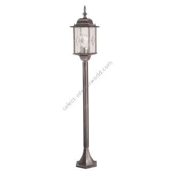 Elstead Lighting / Outdoor Post Lights / Wexford Pillar Lantern Black - Silver