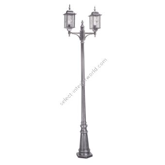 Elstead Lighting / Outdoor Post Lights / Wexford Black & Silver