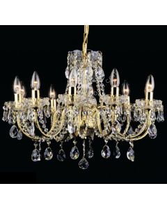 Elegant Crystal Chandelier 10 lights / Brilliant by Preciosa