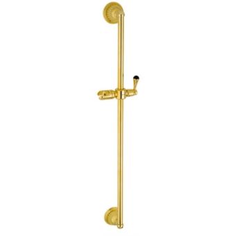 Bronces Mestre / Shower Systems / Shower sliding bar with holder and Swarovski black crystal 033224.N00.00