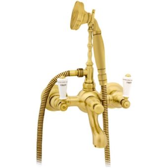 Bronces Mestre / Bath-Shower Fittings /  Bath shower set with porcelain 035018.M00.30