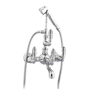 Bronces Mestre / Bath-Shower Fittings / Bath shower set with Swarovski crystal 035616.B00.50