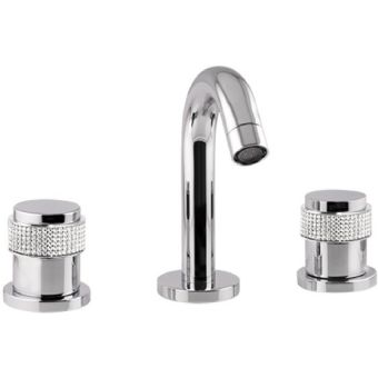 Bronces Mestre / Bidet Fittings / Three holes bidet set with Swarovski 071421.H00.50