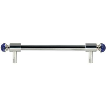 Bronces Mestre / Furniture Handles / Urbe Precious  with lapislazuli stone 160mm between centers 0T5000.LP160.50
