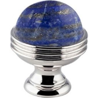 Bronces Mestre / Furniture Handles / Urbe Precious 23mm with lapislazuli stone 0Z5739.LP0.50