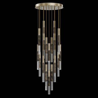 Fine Art Handcrafted Lighting / Pendants & Suspension Lights / Antonia 31″W Round Pendant