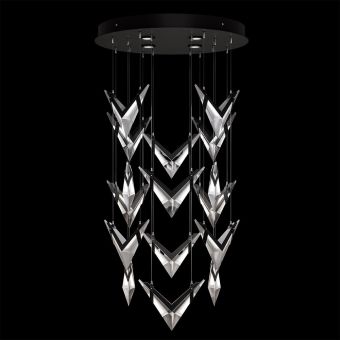Fine Art Handcrafted Lighting / Pendants & Suspension Lights / BLADE 32"W Round