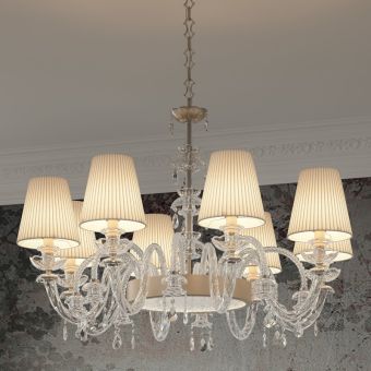 Patrizia Volpato / Chandeliers / Intrecci Handcrafted Murano Glass 1300