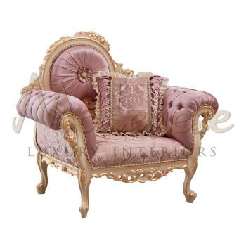 Modenese Luxury Interiors / Armchair / Victorian Upholstered 15424