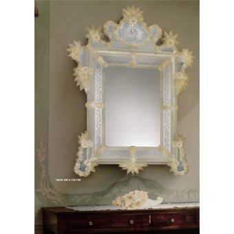 Italian Luxury Lighting / Wall Mirrors / Murano Glass Venetian Style 155S