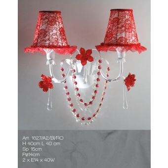 Il Paralume Marina / Wall Lamps / 1627/A2/BI/RO