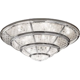 Possoni / Chrome ceiling light / C Crystal Glass - Giotto 189822PL-C