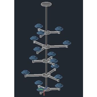 Il Paralume Marina / Chandelier / 2129/CH15