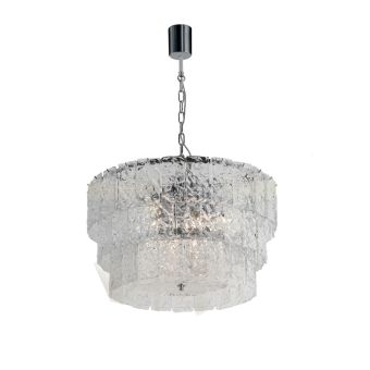 Patrizia Volpato / Chandeliers / Glace Handcrafted Murano Glass 24 Karat Gold 4110-S