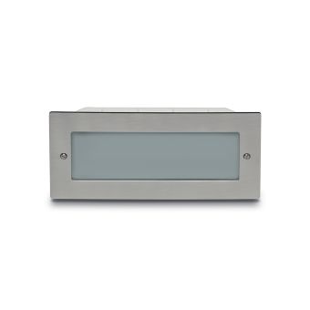 Moretti Luce / Recessed Lighting / Aluminum Modern LED / Wallbeam Inox 412 5W