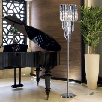 Patrizia Volpato / Floor Lamps / Cristalli Murano Glass 24 Karat Gold PV-5085-LT