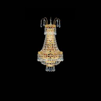 Italian Luxury Lighting / Chandeliers / Empire Gold 3 Lights 6610 003WL